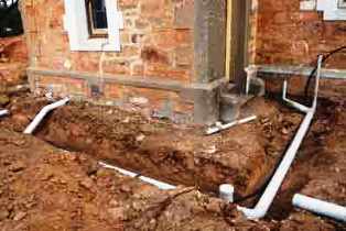 outside drainage Strawberry Hill